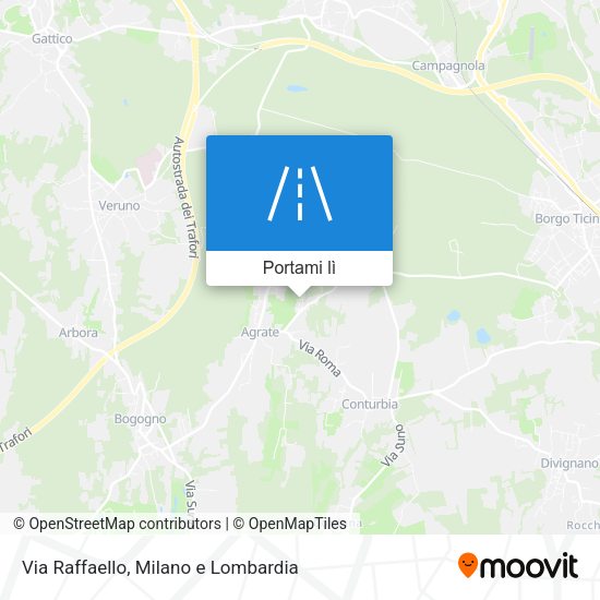 Mappa Via Raffaello