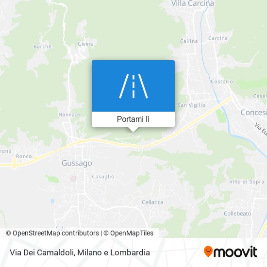 Mappa Via Dei Camaldoli