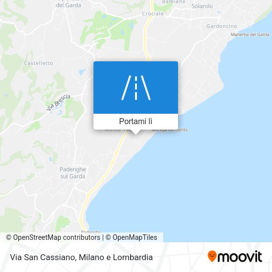 Mappa Via San Cassiano