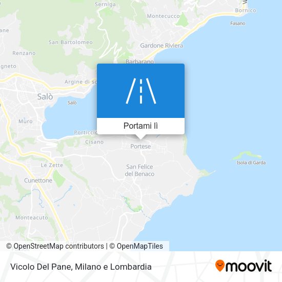 Mappa Vicolo Del Pane