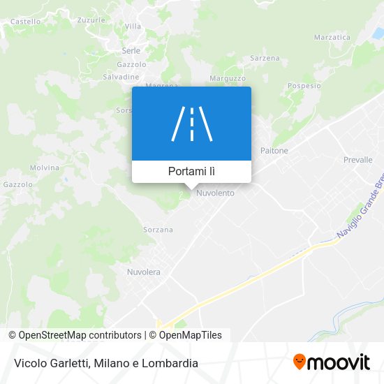 Mappa Vicolo Garletti