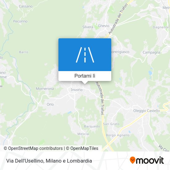 Mappa Via Dell'Usellino