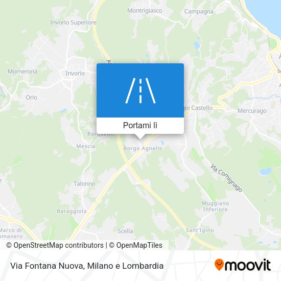 Mappa Via Fontana Nuova