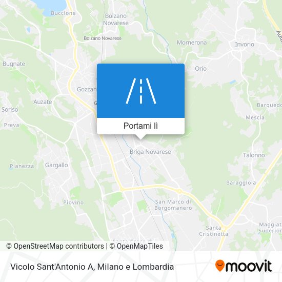 Mappa Vicolo Sant'Antonio A