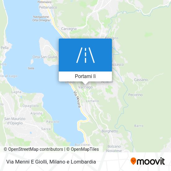 Mappa Via Menni E Giolli