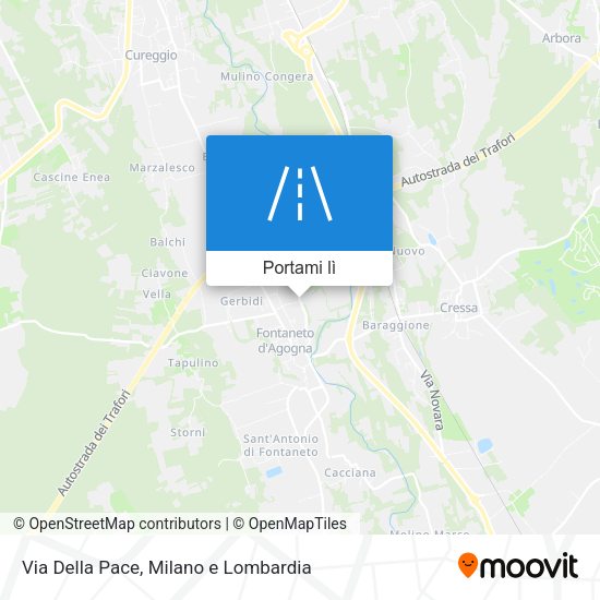 Mappa Via Della Pace
