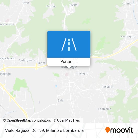 Mappa Viale Ragazzi Del '99