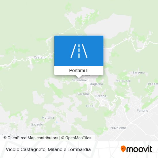 Mappa Vicolo Castagneto