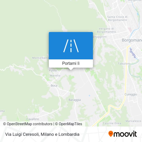 Mappa Via Luigi Ceresoli