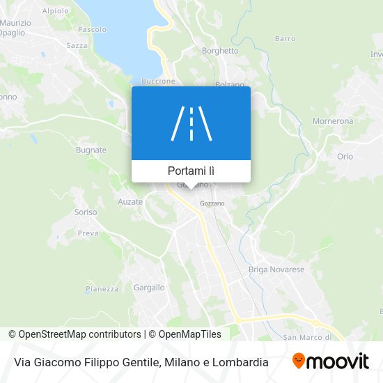 Mappa Via Giacomo Filippo Gentile