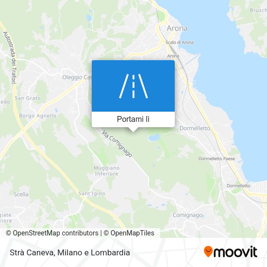 Mappa Strà Caneva