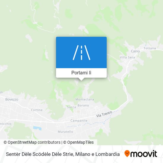Mappa Sentèr Dèle Scödèle Dèle Strìe