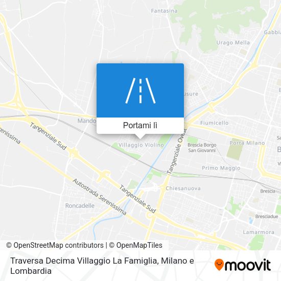 Mappa Traversa Decima Villaggio La Famiglia