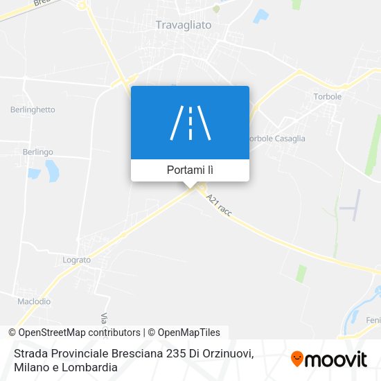 Mappa Strada Provinciale Bresciana 235 Di Orzinuovi