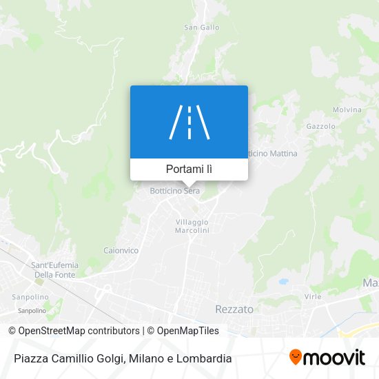 Mappa Piazza Camillio Golgi