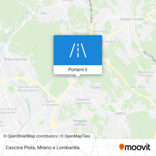 Mappa Cascina Piola