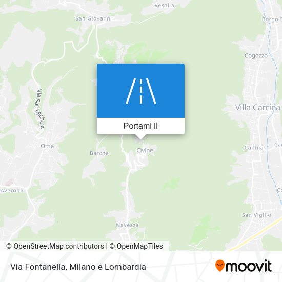 Mappa Via Fontanella