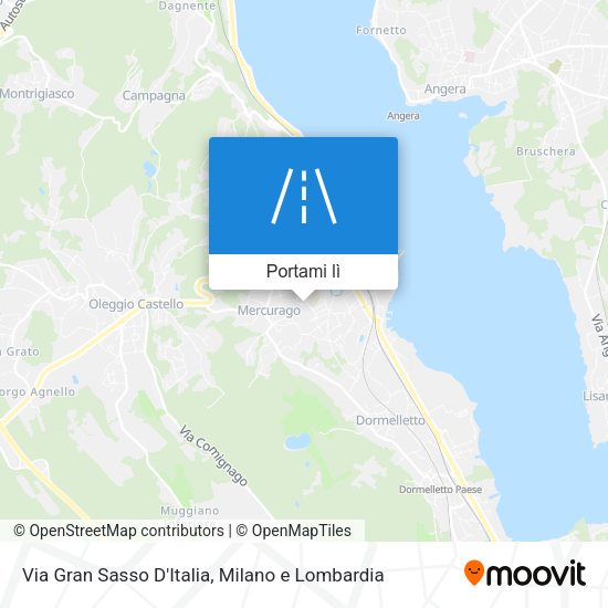 Mappa Via Gran Sasso D'Italia