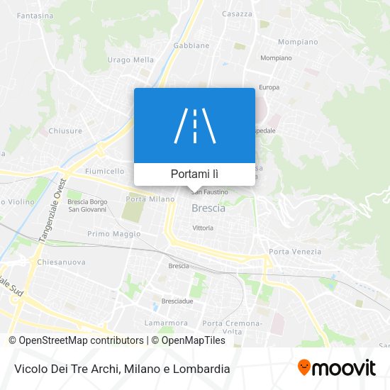 Mappa Vicolo Dei Tre Archi