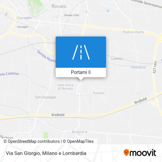Mappa Via San Giorgio