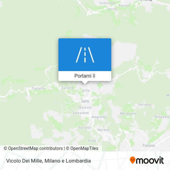 Mappa Vicolo Dei Mille