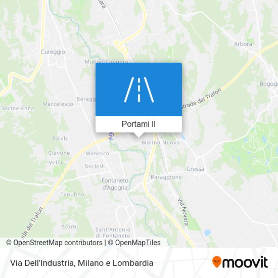 Mappa Via Dell'Industria