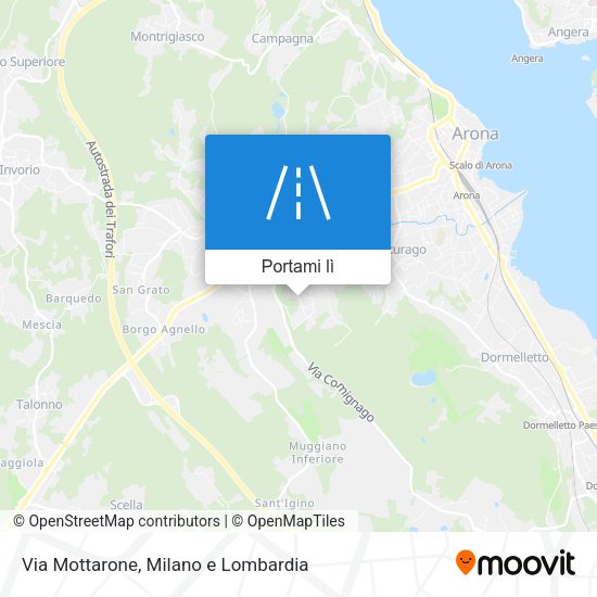 Mappa Via Mottarone