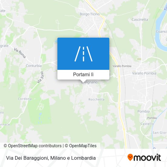 Mappa Via Dei Baraggioni