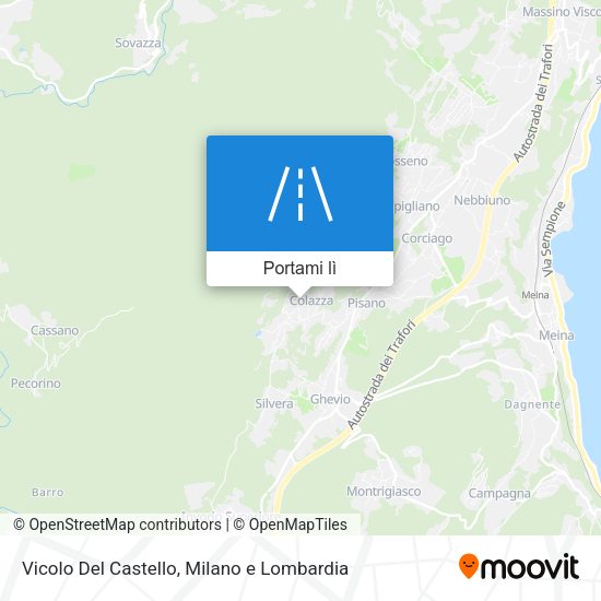Mappa Vicolo Del Castello