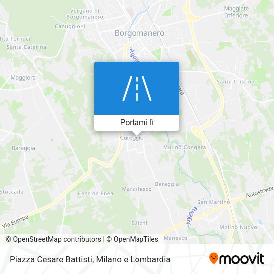 Mappa Piazza Cesare Battisti