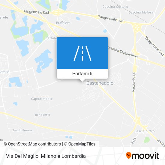 Mappa Via Del Maglio