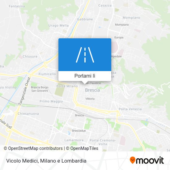 Mappa Vicolo Medici