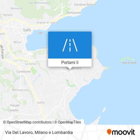 Mappa Via Del Lavoro