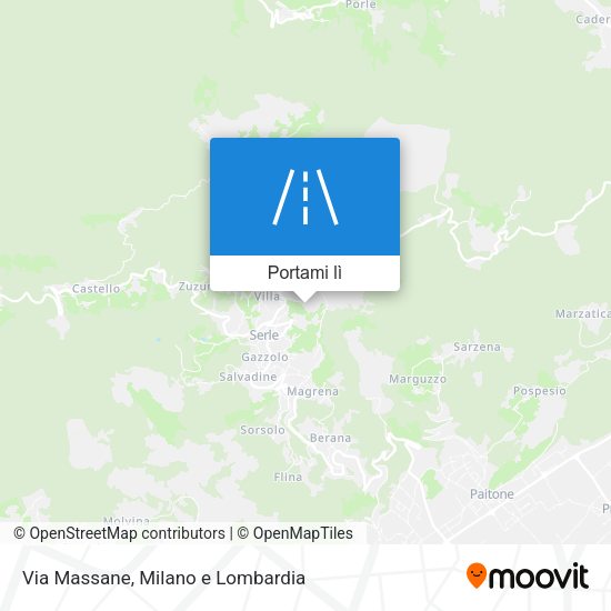 Mappa Via Massane
