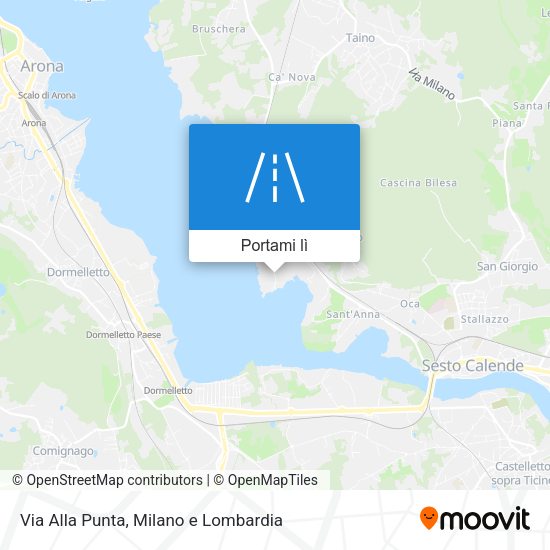Mappa Via Alla Punta