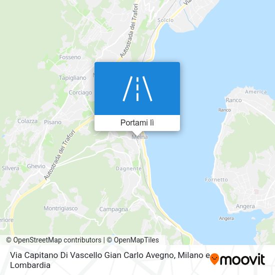 Mappa Via Capitano Di Vascello Gian Carlo Avegno