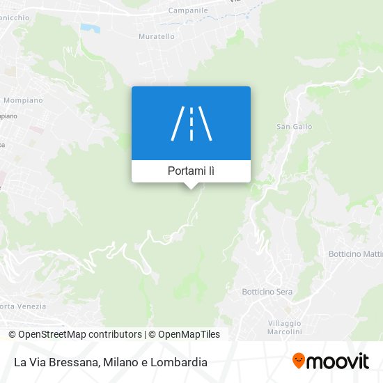 Mappa La Via Bressana