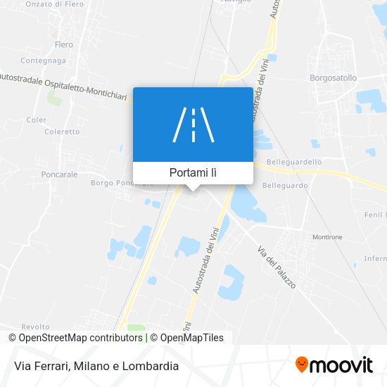 Mappa Via Ferrari