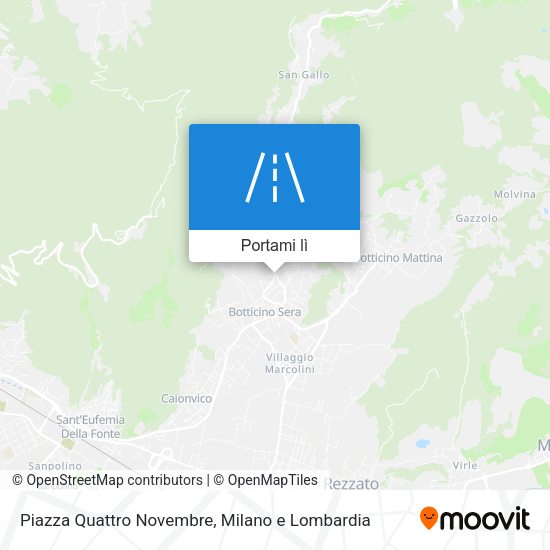 Mappa Piazza Quattro Novembre