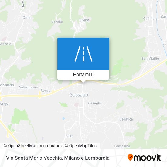Mappa Via Santa Maria Vecchia