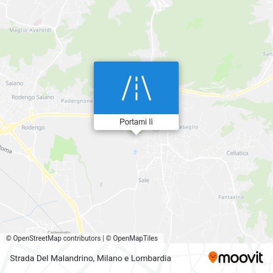 Mappa Strada Del Malandrino