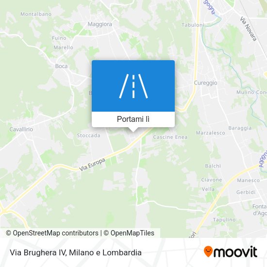 Mappa Via Brughera IV