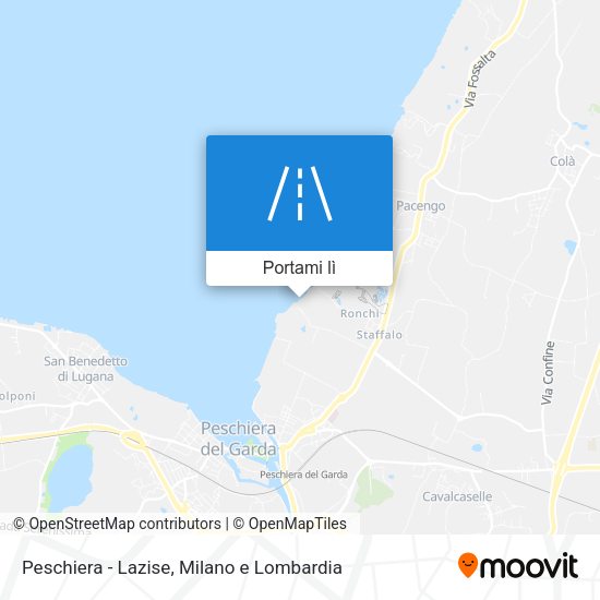 Mappa Peschiera - Lazise