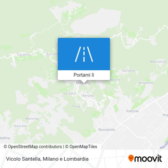 Mappa Vicolo Santella