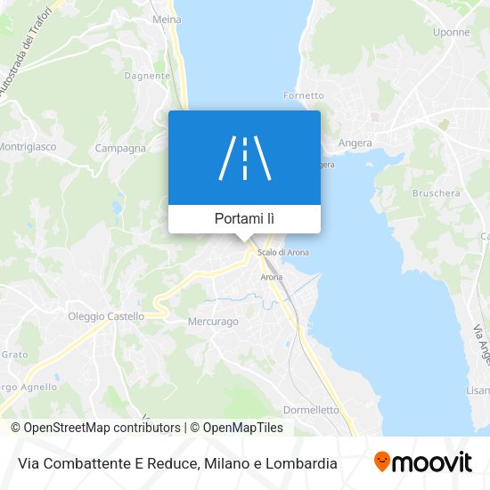 Mappa Via Combattente E Reduce