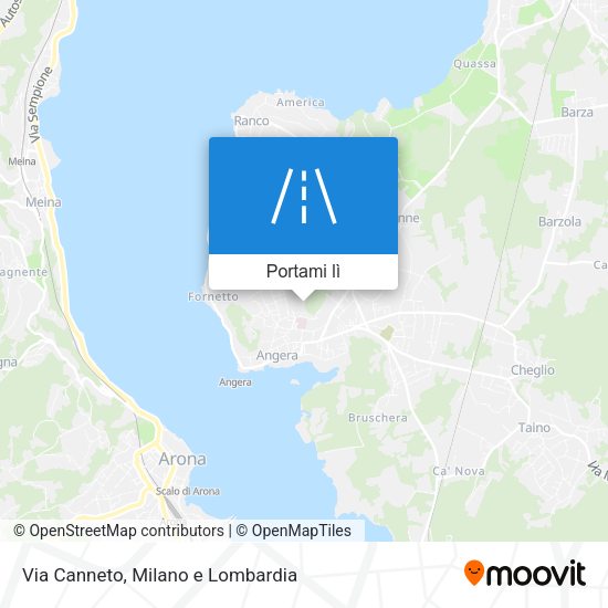 Mappa Via Canneto