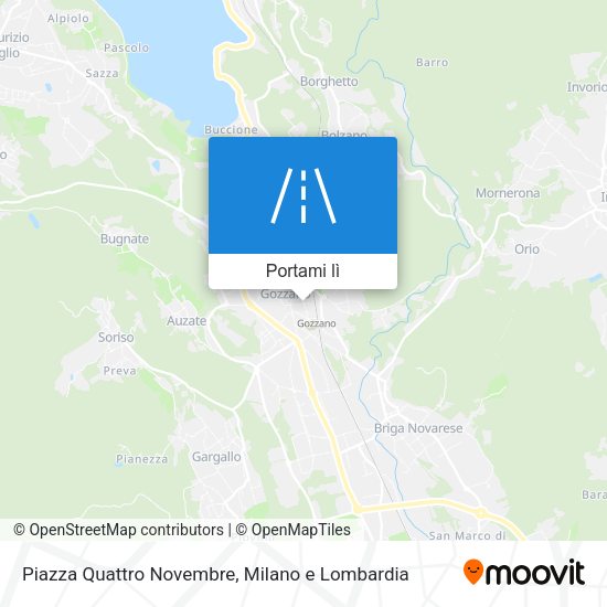 Mappa Piazza Quattro Novembre