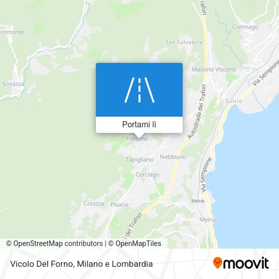 Mappa Vicolo Del Forno