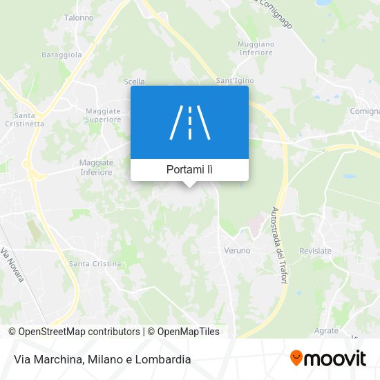 Mappa Via Marchina