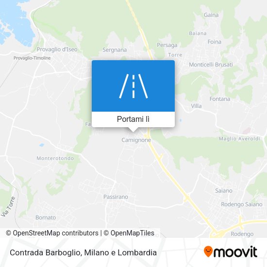 Mappa Contrada Barboglio